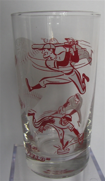 50's RAWLINGS BASEBALL GLASS