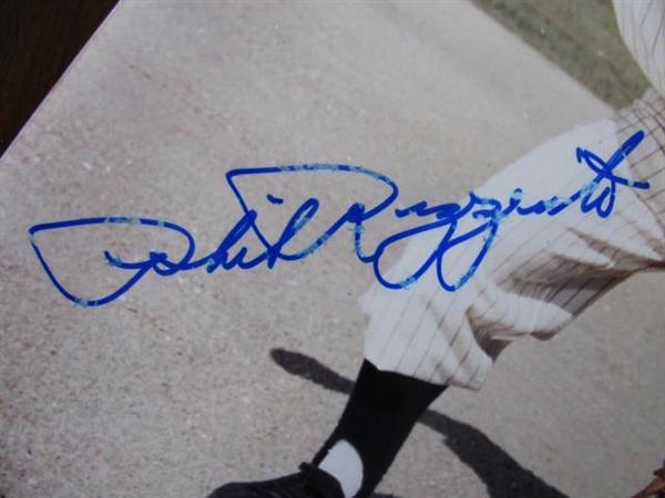 PHIL RIZZUTO SIGNED COLOR PHOTO w/ SGC COA