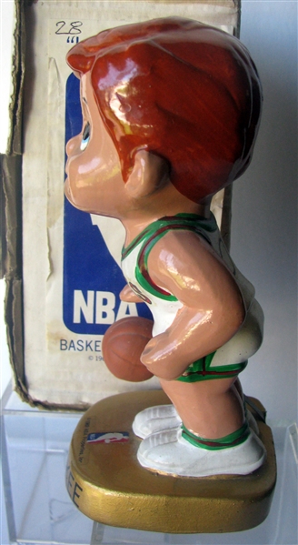 60's MILWAUKEE BUCKS LIL DRIBBLER  w/BOX- WHITE FACE VERSION