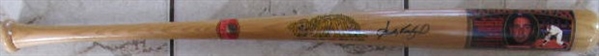 SANDY KOUFAX SIGNED COOPERSTOWN BASEBALL PICTURE BAT w/SGC LOA