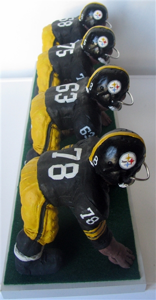 PITTSBURGH STEELERS LIMITED EDITION  STEEL CURTAIN KAIL STATUES 