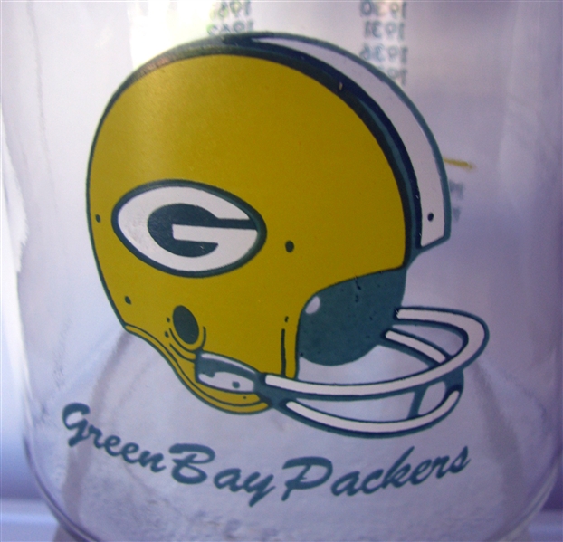 VINTAGE GREEN BAY PACKERS CHAMPIONSHIPS GLASSWARE LOT OF 3