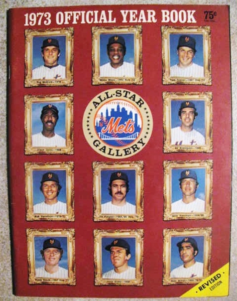 1973 NEW YORK METS YEARBOOK- REVISED EDITION