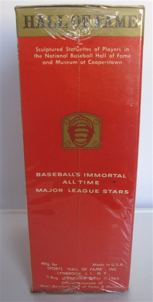 1963 GEORGE SISLER HALL OF FAME BUST/STATUE - SELAED IN BOX