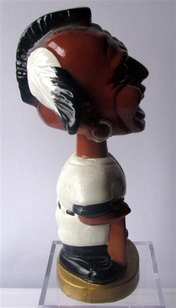 60's ATLANTA BRAVES GOLD BASE BOBBING HEAD