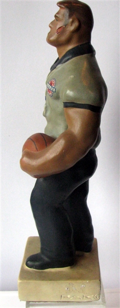 VINTAGE BASKETBALL REFEREE CHALKWARE STATUE