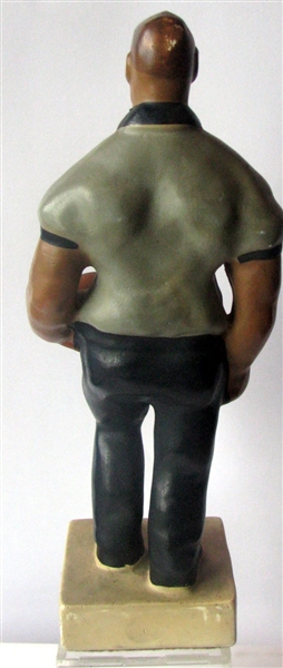 VINTAGE BASKETBALL REFEREE CHALKWARE STATUE