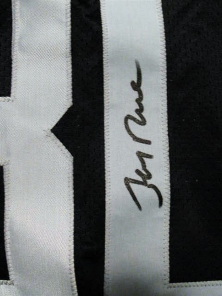 JERRY RICE SIGNED OAKLAND RAIDERS JERSEY w/JSA COA