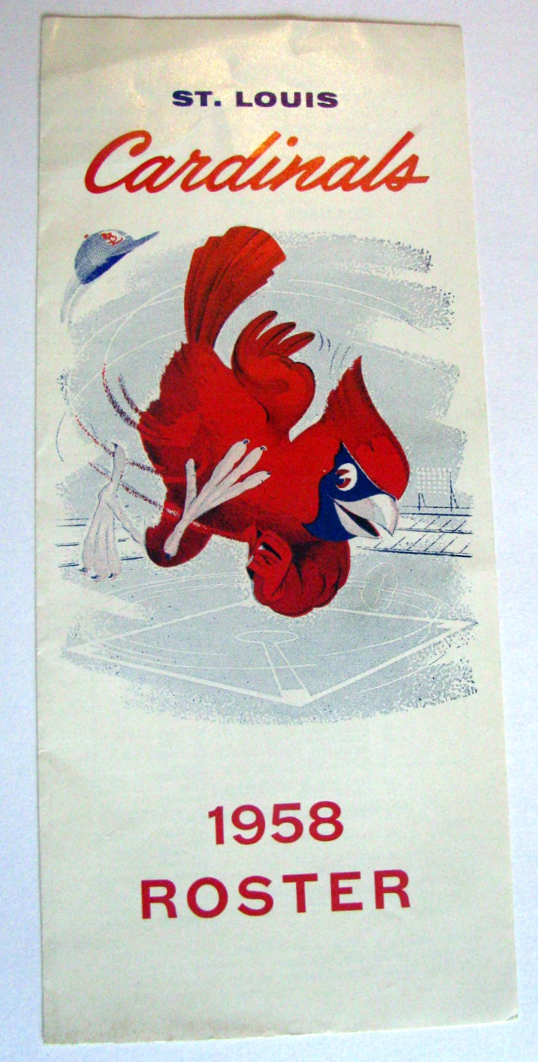 Lot Detail - 1958 ST.LOUIS CARDINALS ROSTER BOOKLET