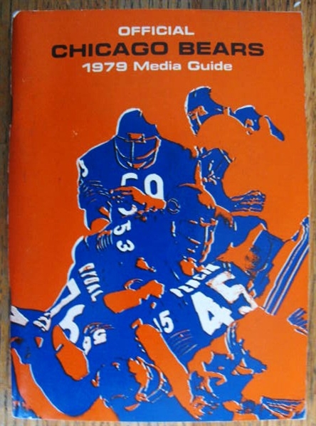 1979 CHICAGO BEARS MEDIA GUIDE