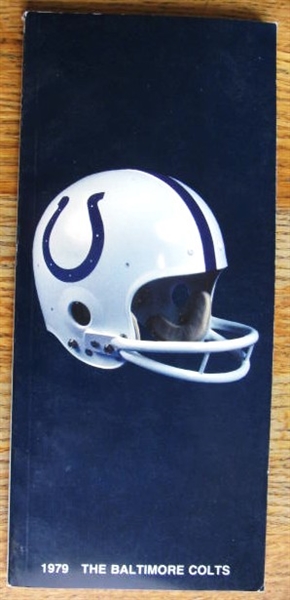 1979 BALTIMORE COLTS MEDIA GUIDE