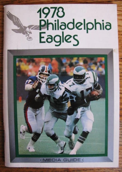 1978 PHILADELPHIA EAGLES MEDIA GUIDE