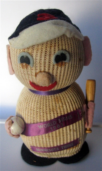 1965 MINNESOTA TWINS WORLD SERIES SOCK DOLL