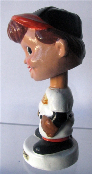 60's BALTIMORE ORIOLES mini BOBBING HEAD - RARE BOY FACE VERSION