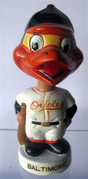 60's BALTIMORE ORIOLES mini BOBBING HEAD