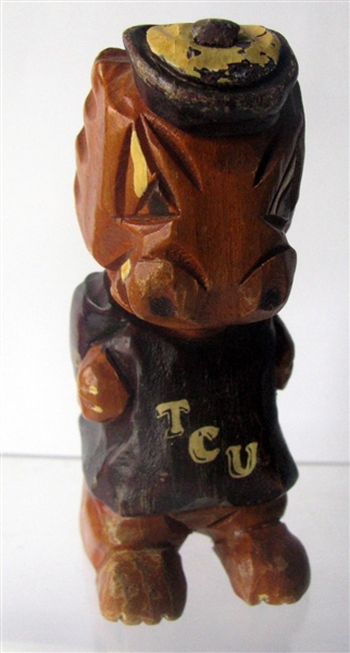 50's TCU HORNED-FROGS CARTER-HOFFMAN MASCOT STATUE