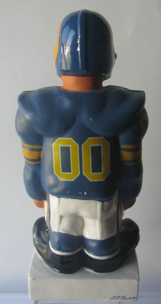 60's LOS ANGELES RAMS KAIL LARGE STANDING LINEMAN STATUE