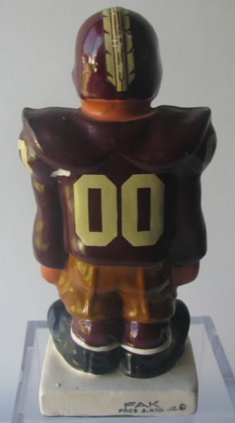 60's WASHINGTON REDSKINS KAIL SMALL STANDING LINEMAN STATUE