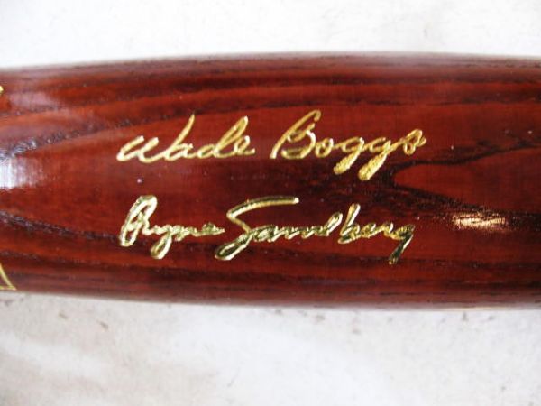 2005  BASEBALL HOF BAT w/BOGGS & SANDBERG