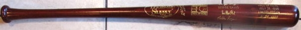 1998 BASEBALL HOF BAT w/ SUTTON - MACPHAIL - DOBY - ROGAN & DAVIS