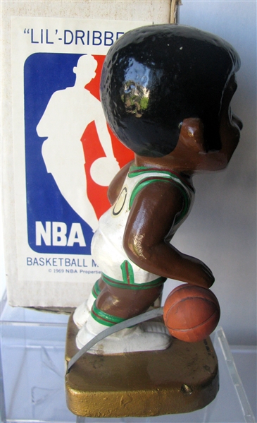 60's MILWAUKEE BUCKS LIL DRIBBLER w/BOX - BLACK FACE VERSION