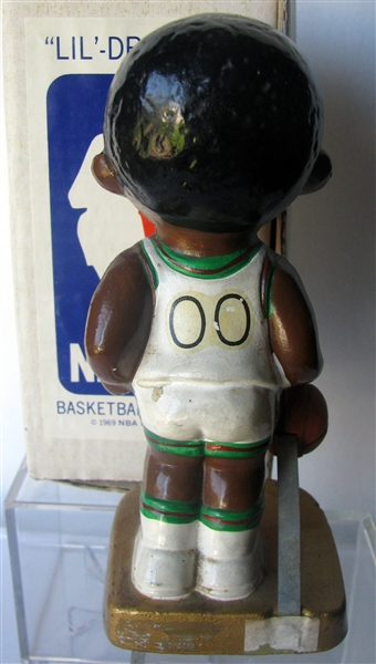 60's MILWAUKEE BUCKS LIL DRIBBLER w/BOX - BLACK FACE VERSION