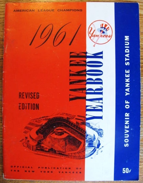 1961 NEW YORK YANKEES YEARBOOK