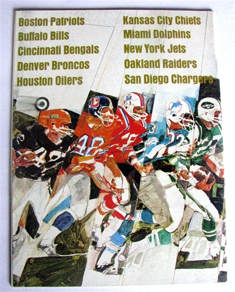 1968 AFL AUTOGRAPH YEARBOOK