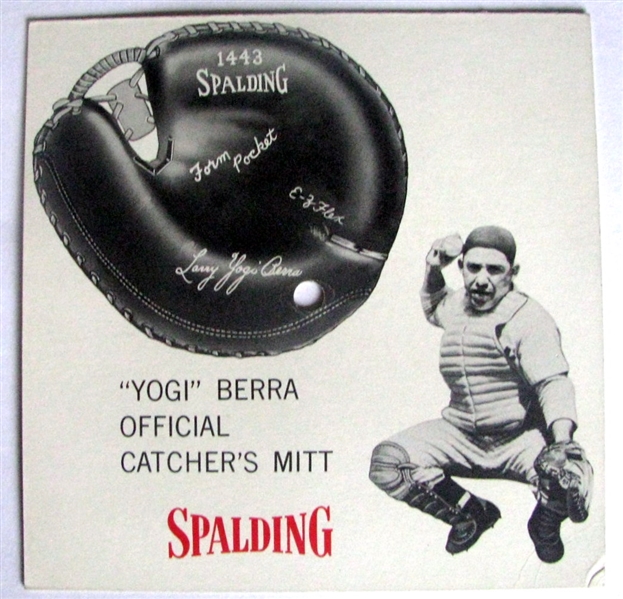 50's YOGI BERRA HOW TO HIT SPALDING RECORD