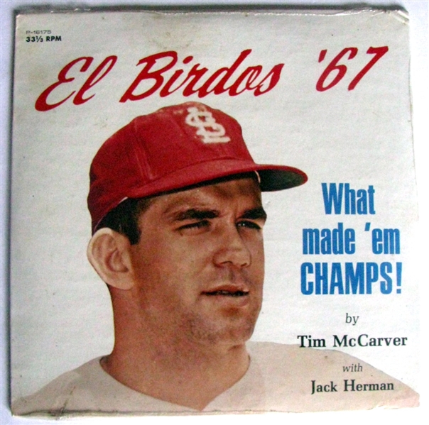 1967 ST. LOUIS CARDINALS EL BIRDOS '67 RECORD BY TIM MCCARVER