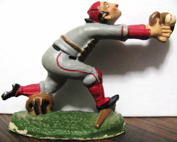 VINTAGE 50's ITALIAN BASEBALL FIGURE- THE CATCHER