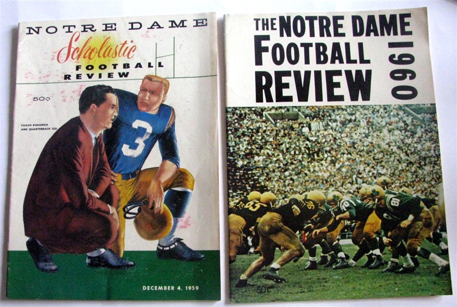 50's/60's NOTRE DAME YEARBOOKS - 8 DIFFERENT