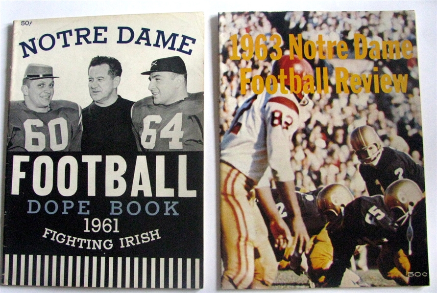 50's/60's NOTRE DAME YEARBOOKS - 8 DIFFERENT