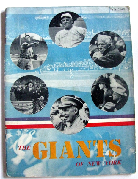 1947 NEW YORK GIANTS YEARBOOK- 1st EVER!