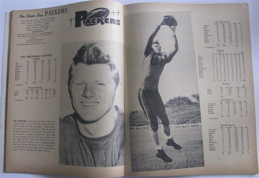 1954 PRO-FOOTBALL YEARBOOK