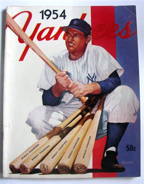 1954 NEW YORK YANKEES YEARBOOK