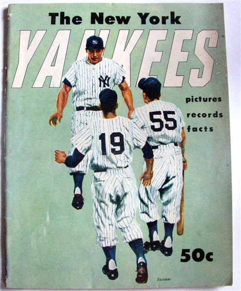 1955 NEW YORK YANKEES YEARBOOK