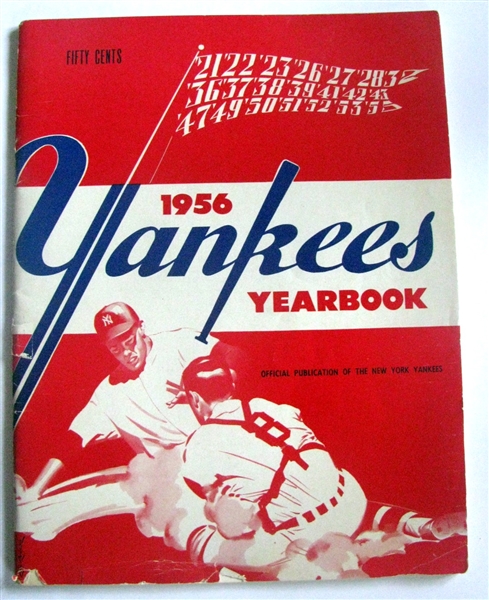 1956 NEW YORK YANKEES YEARBOOK