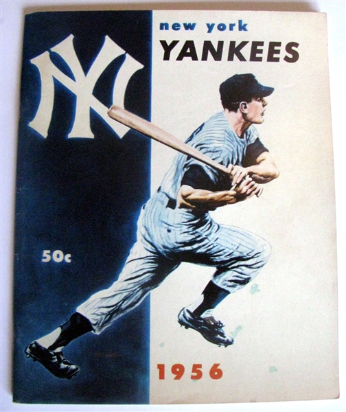 1956 NEW YORK YANKEES YEARBOOK - JAY ISSUE