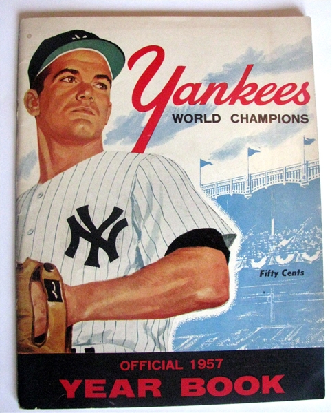 1957 NEW YORK YANKEES YEARBOOK - JAY ISSUE