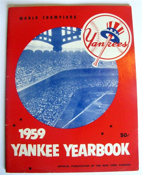 1959 NEW YORK YANKEES YEARBOOK