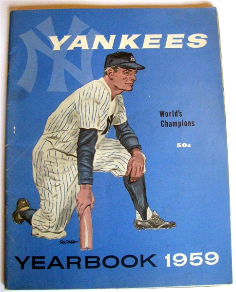 1959 NEW YORK YANKEES YEARBOOK - JAY ISSUE