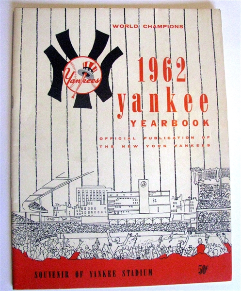 1962 NEW YORK YANKEES YEARBOOK