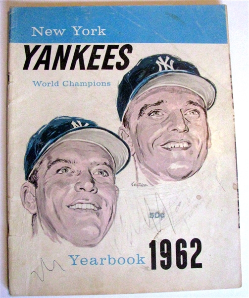 1962 NEW YORK YANKEES YEARBOOK - JAY ISSUE