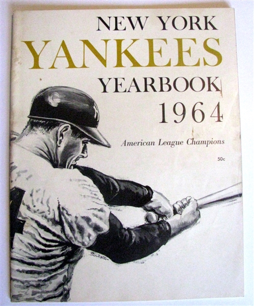 1964 NEW YORK YANKEES YEARBOOK - JAY SSUE