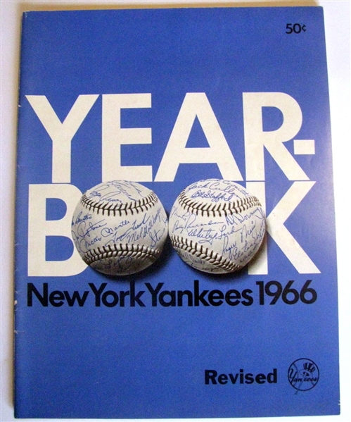 1966 NEW YORK YANKEES YEARBOOK