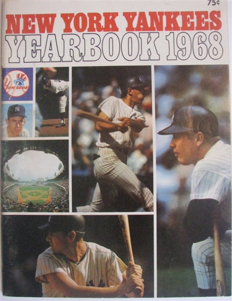 1968 NEW YORK YANKEES YEARBOOK - MANTLE's LAST YEAR