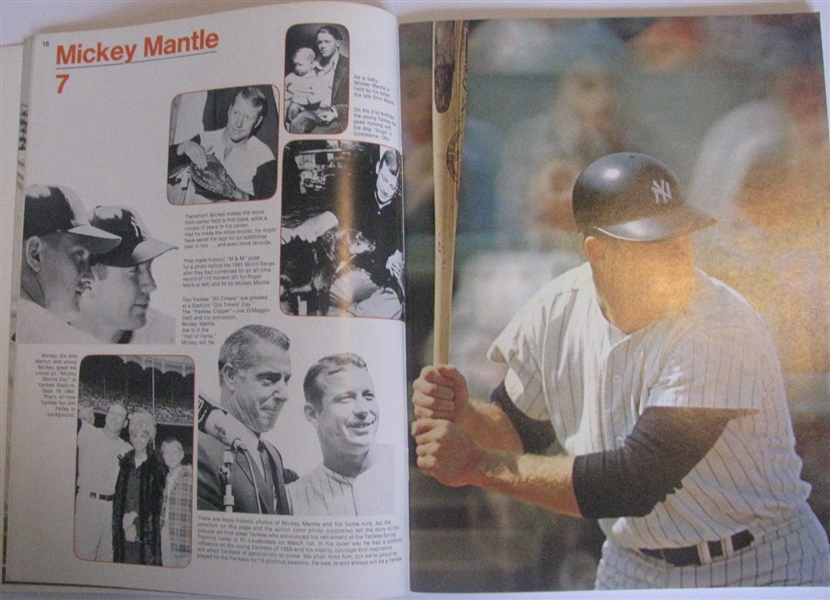 1969 NEW YORK YANKEES YEARBOOK - TRIBUTE TO MANTLE
