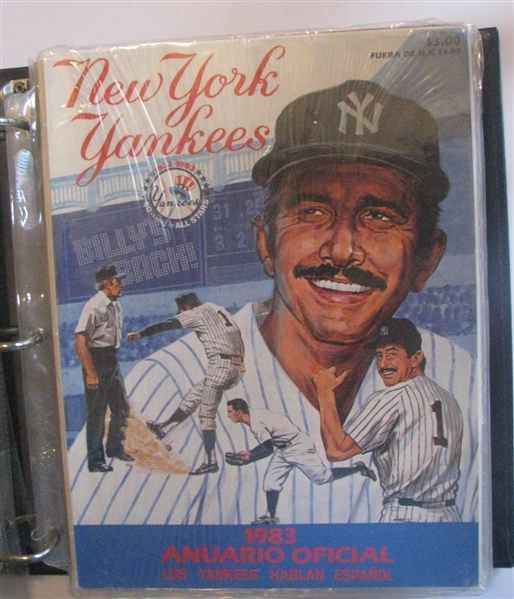1980 - 1989 NEW YORK YANKEES YEARBOOKS - 14 w/REVISED ISSUES