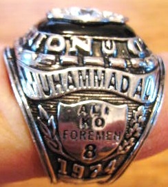 MUHAMMAD ALI WORLD CHAMPION RING